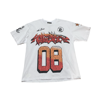 Hellstar T shirt "08 White"