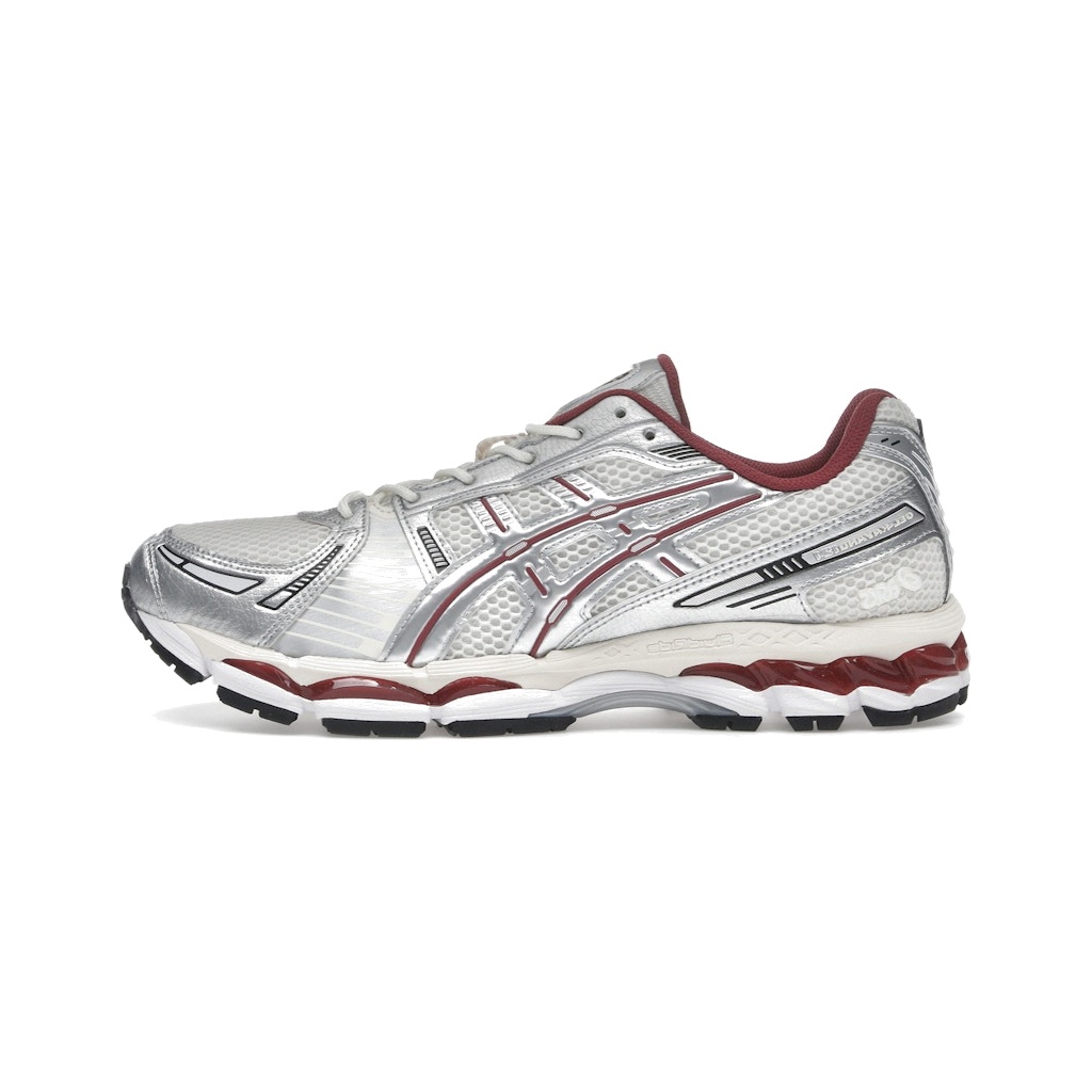 asics-gel-kayano-12-1-silver-burgundy ASICS Gel-Kayano 12.1 Silver Burgundy - Image 1
