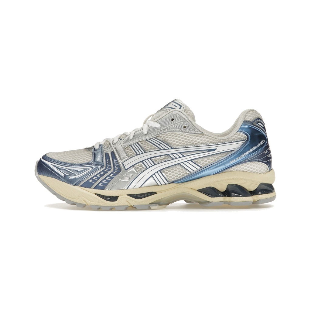 asics-gel-kayano-14-cream-metallic-blue ASICS Gel-Kayano 14 Cream Metallic Blue - Image 1
