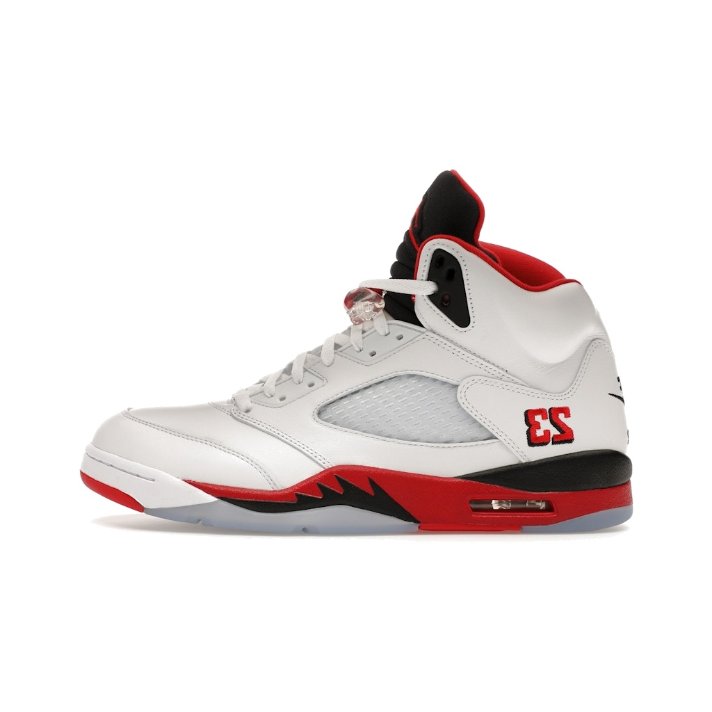 jordan-5-retro-fire-red-black-tongue-2025 Jordan 5 Retro Fire Red Black Tongue (2025) - Image 1