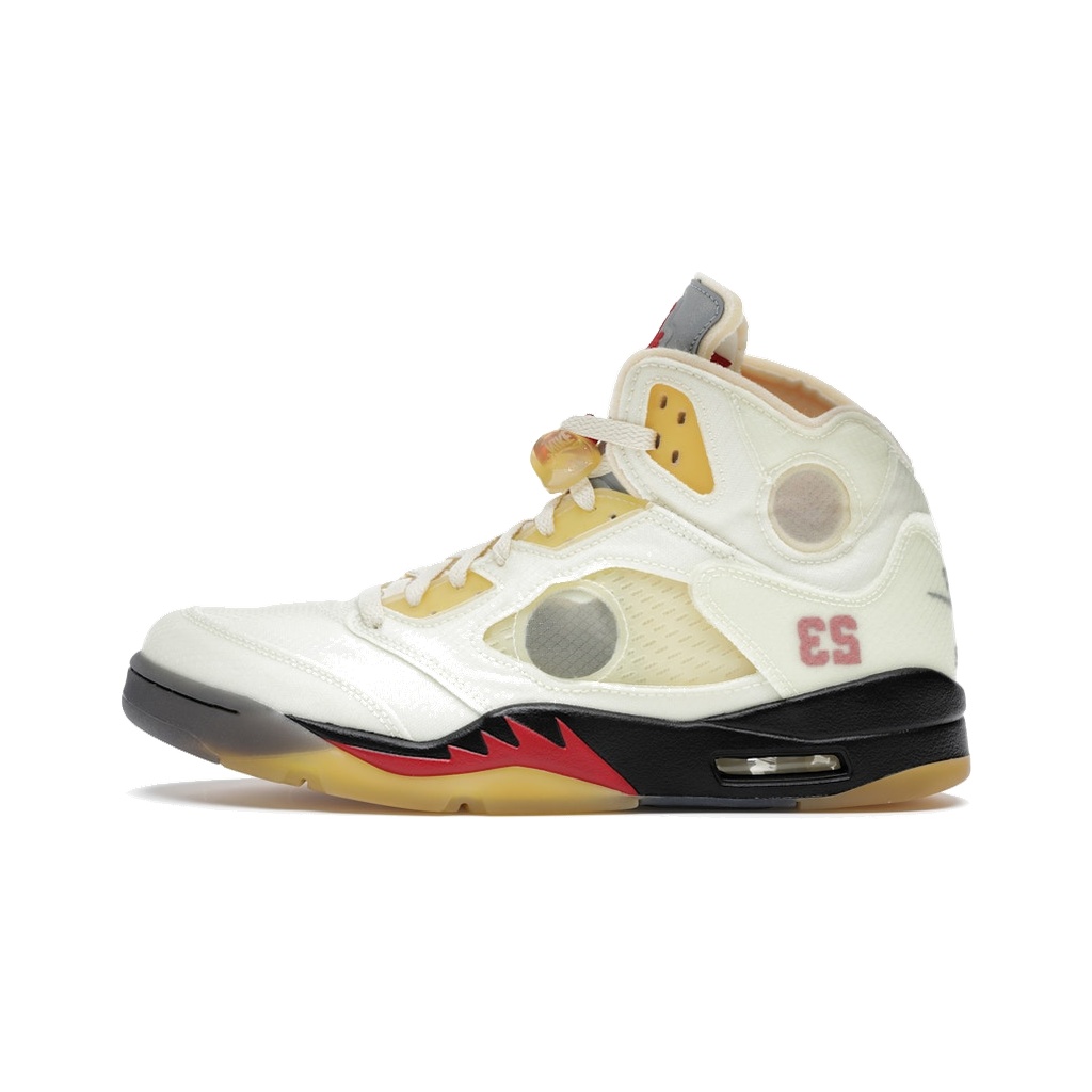 jordan-5-retro-off-white-sail Jordan 5 Retro Off-White Sail - Image 1