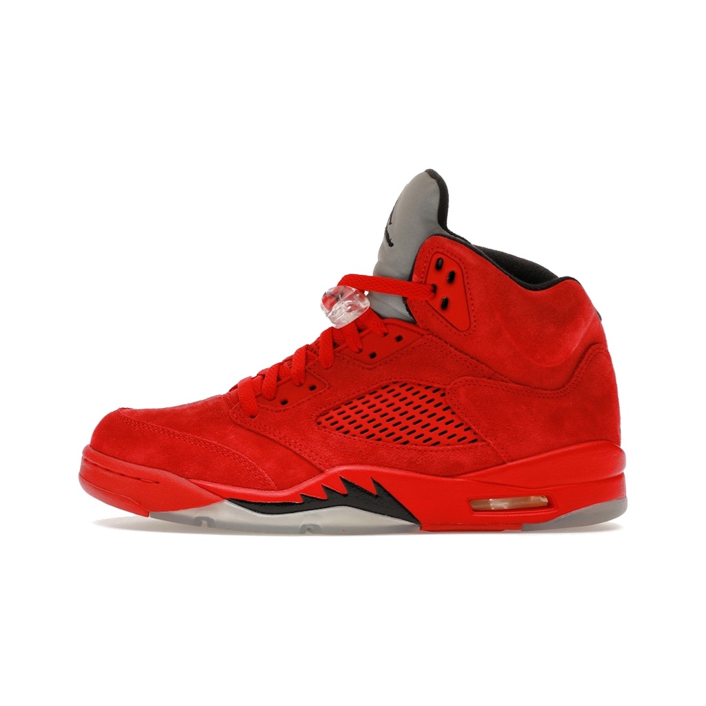 jordan-5-retro-red-suede Jordan 5 Retro Red Suede - Image 1