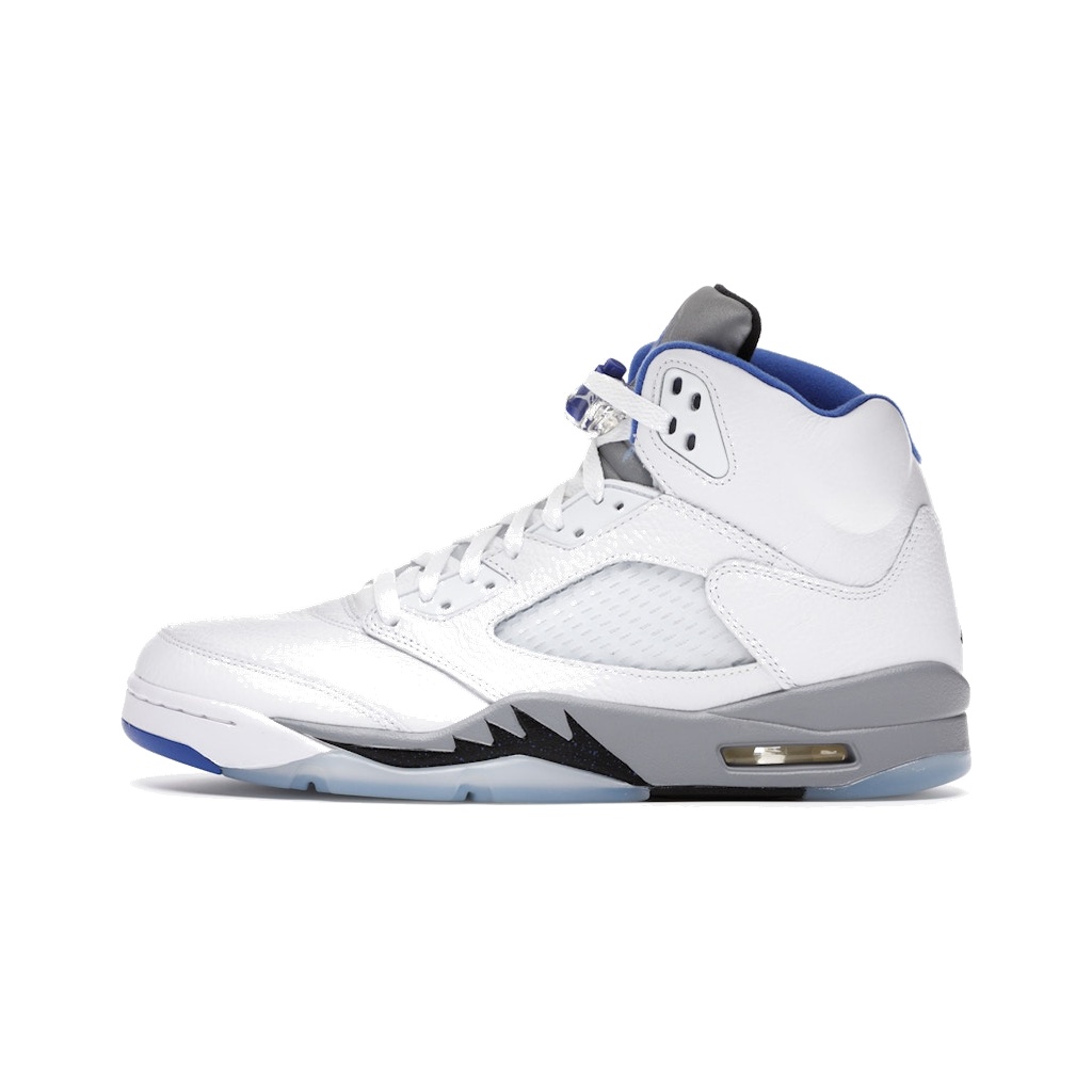 jordan-5-retro-white-stealth-2021 Jordan 5 Retro White Stealth (2021) - Image 1
