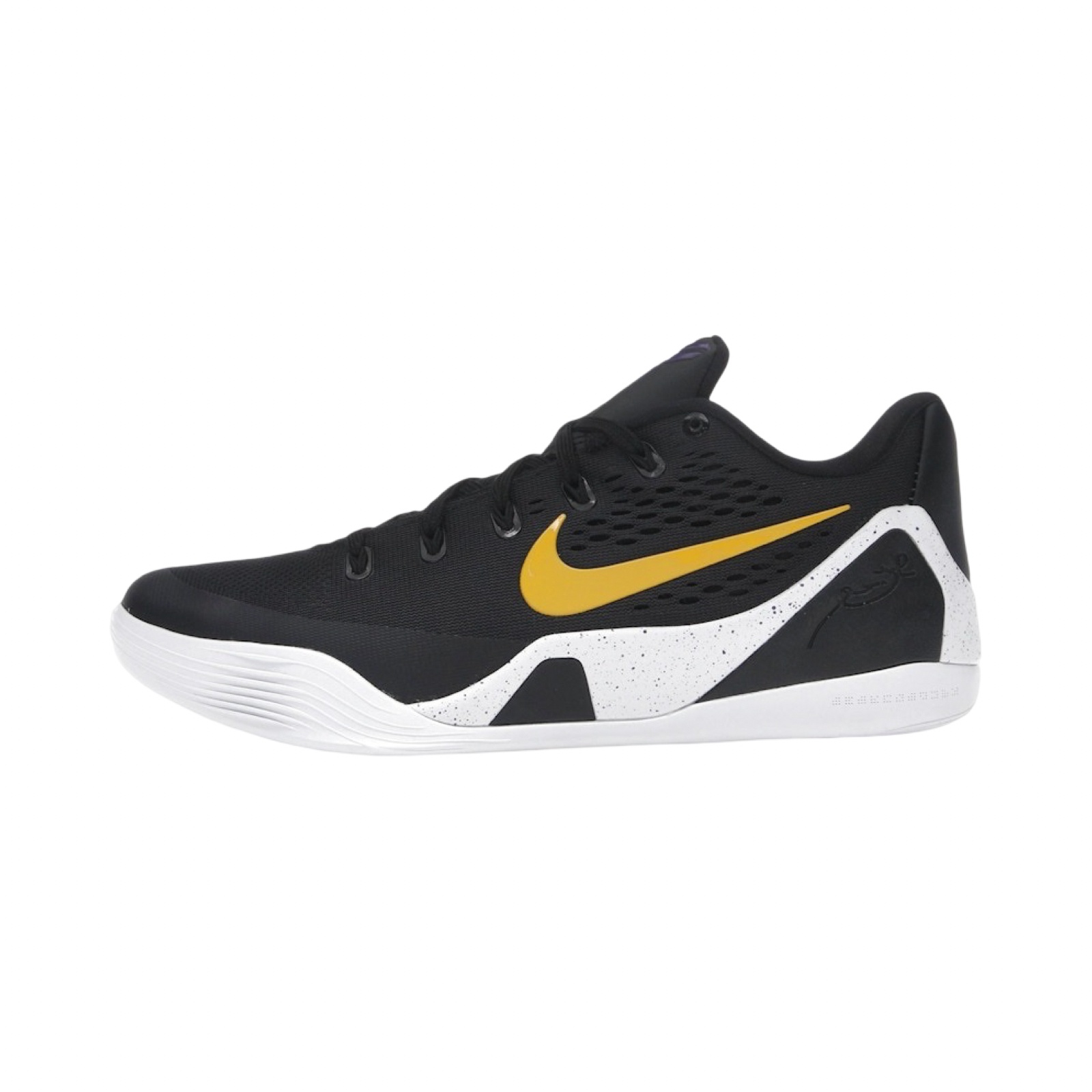 nike-kobe-9-em-low-protro-tb-black-university-gold Nike Kobe 9 EM Low Protro TB Black University Gold - Image 1